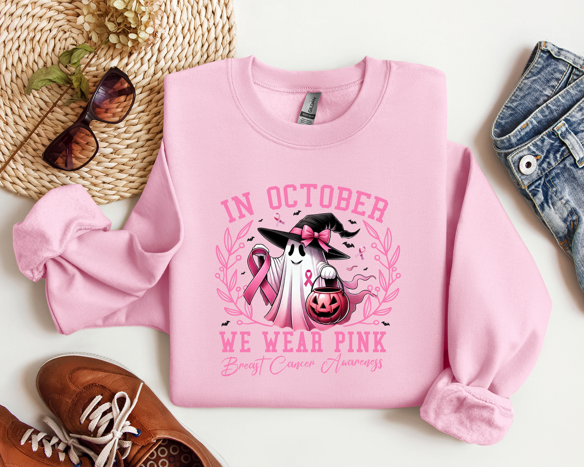 IN OCTOBER WE WEAR PINK CREW