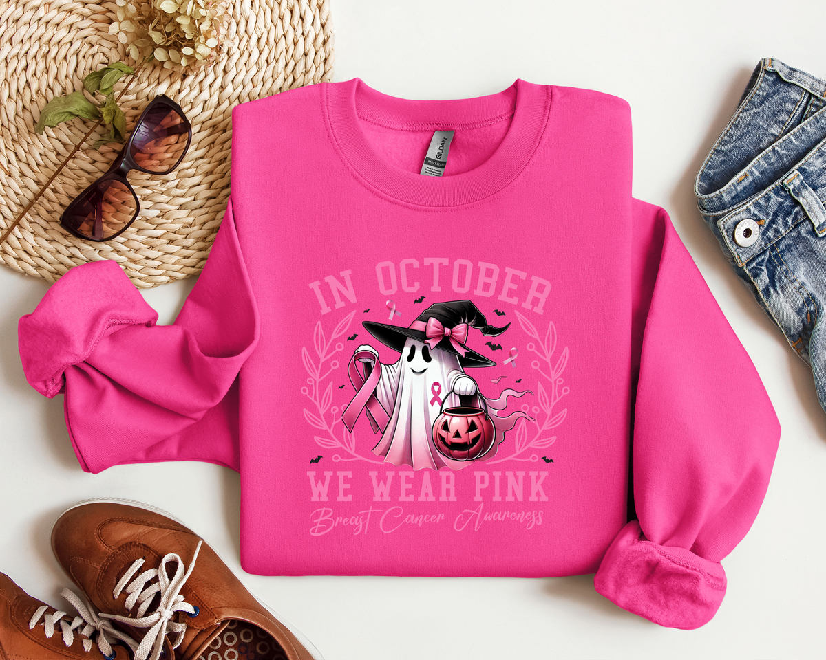 IN OCTOBER WE WEAR PINK CREW