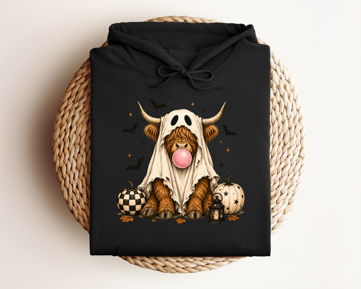 HALLOWEEN HIGHLAND COW HOODIE