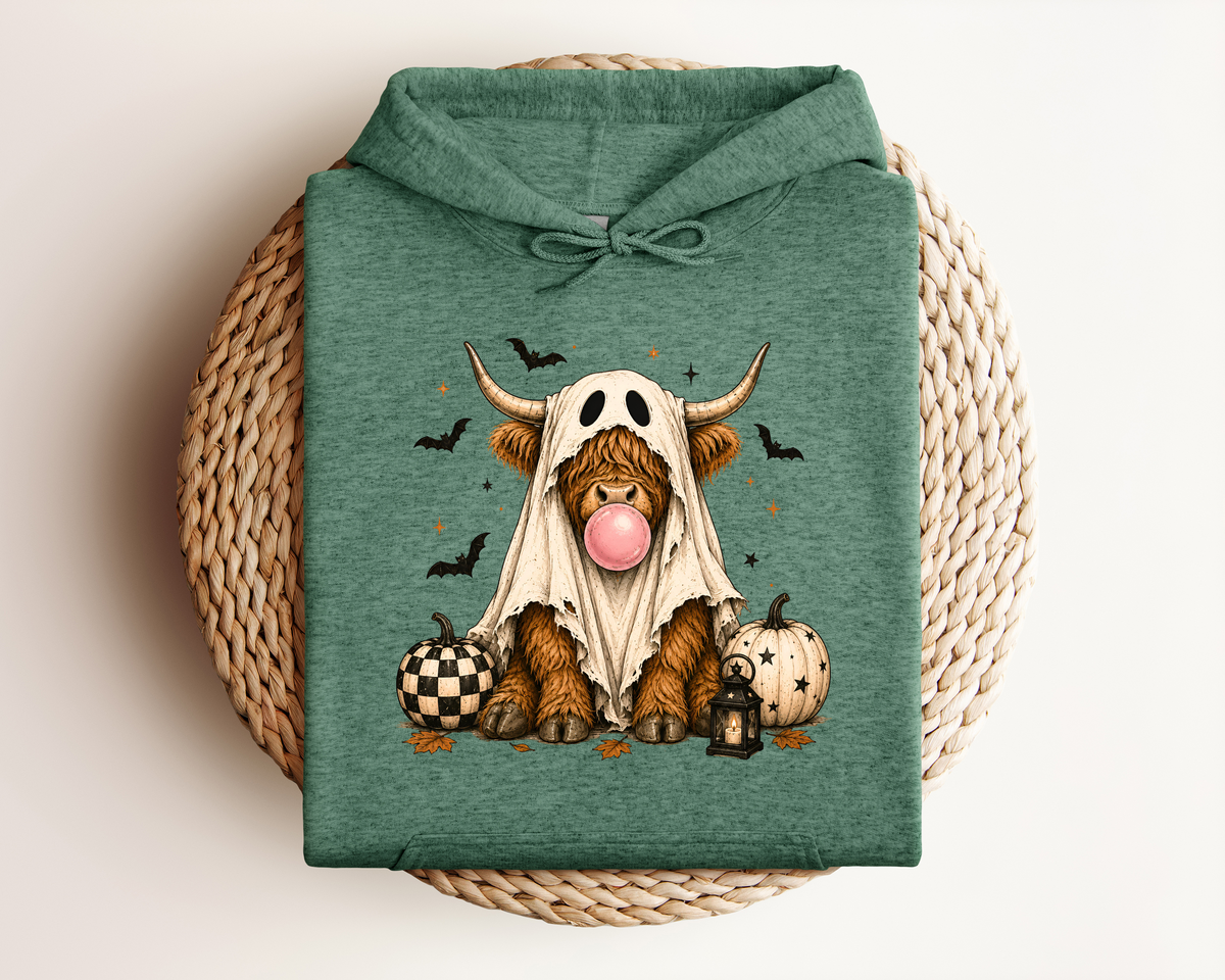 HALLOWEEN HIGHLAND COW HOODIE