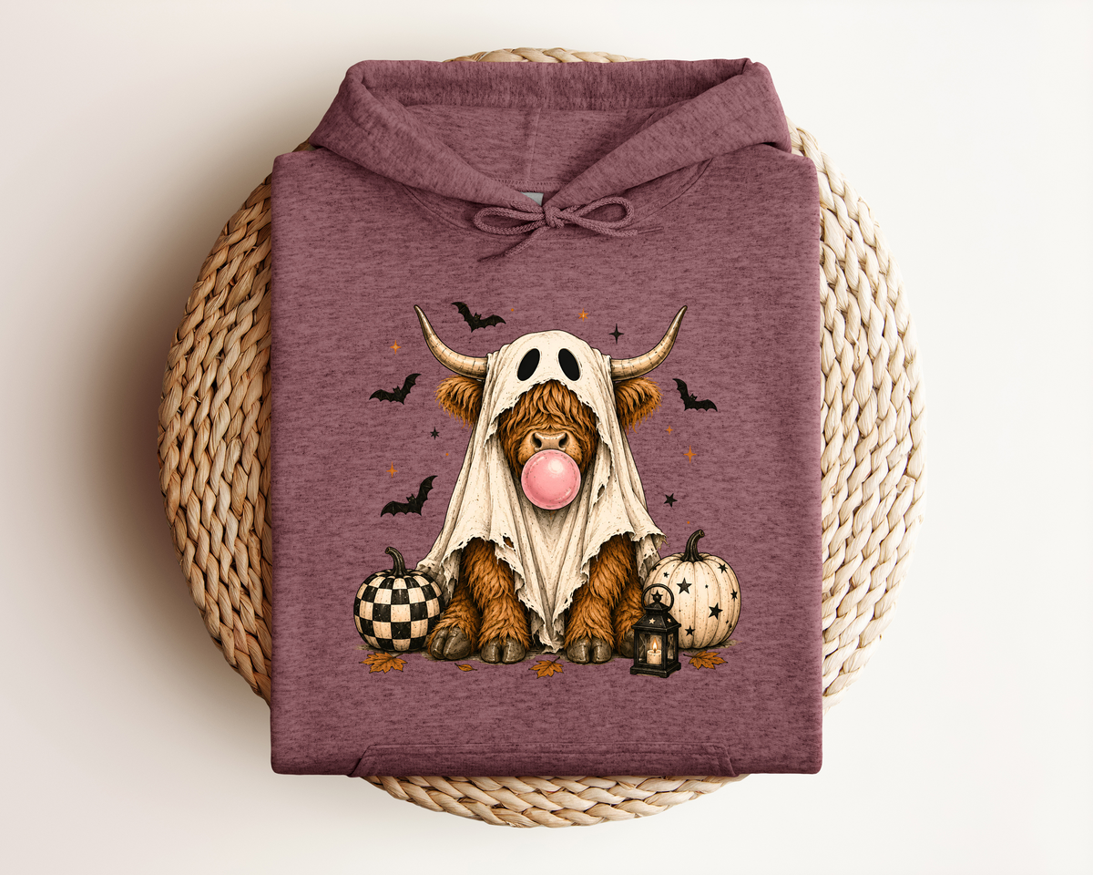 HALLOWEEN HIGHLAND COW HOODIE