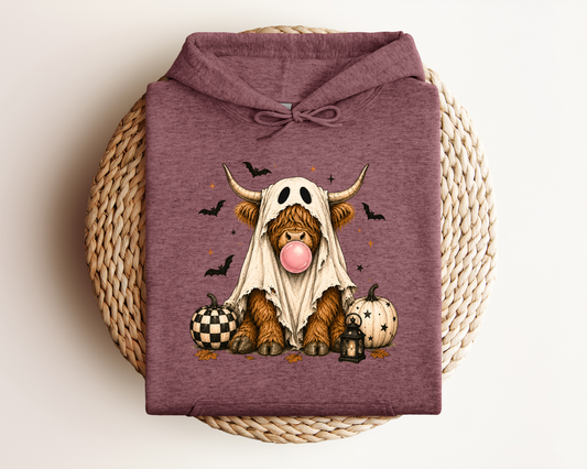 HALLOWEEN HIGHLAND COW HOODIE