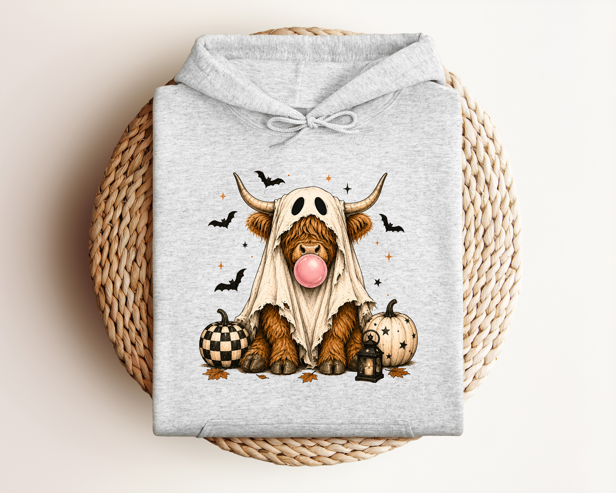 HALLOWEEN HIGHLAND COW HOODIE