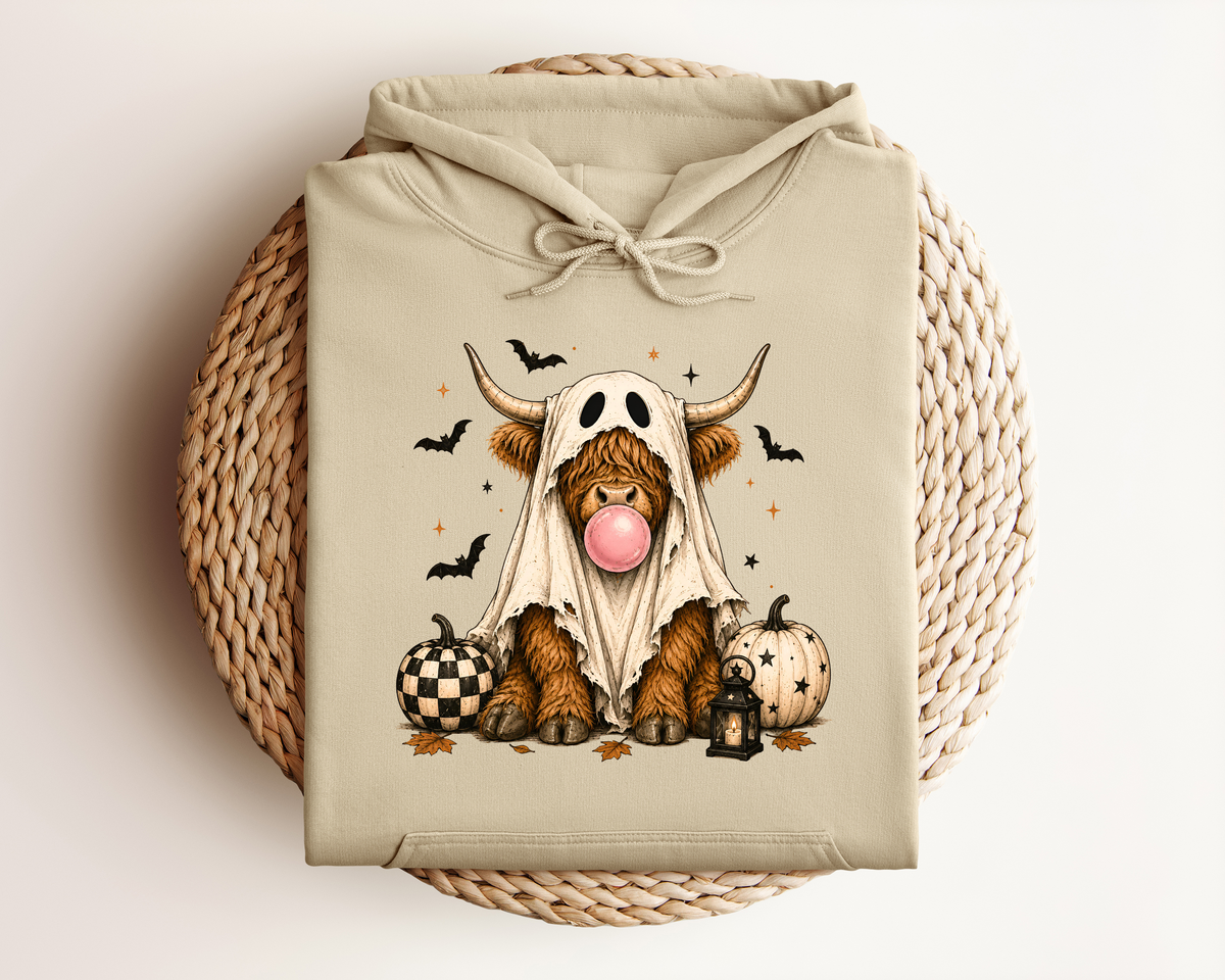 HALLOWEEN HIGHLAND COW HOODIE