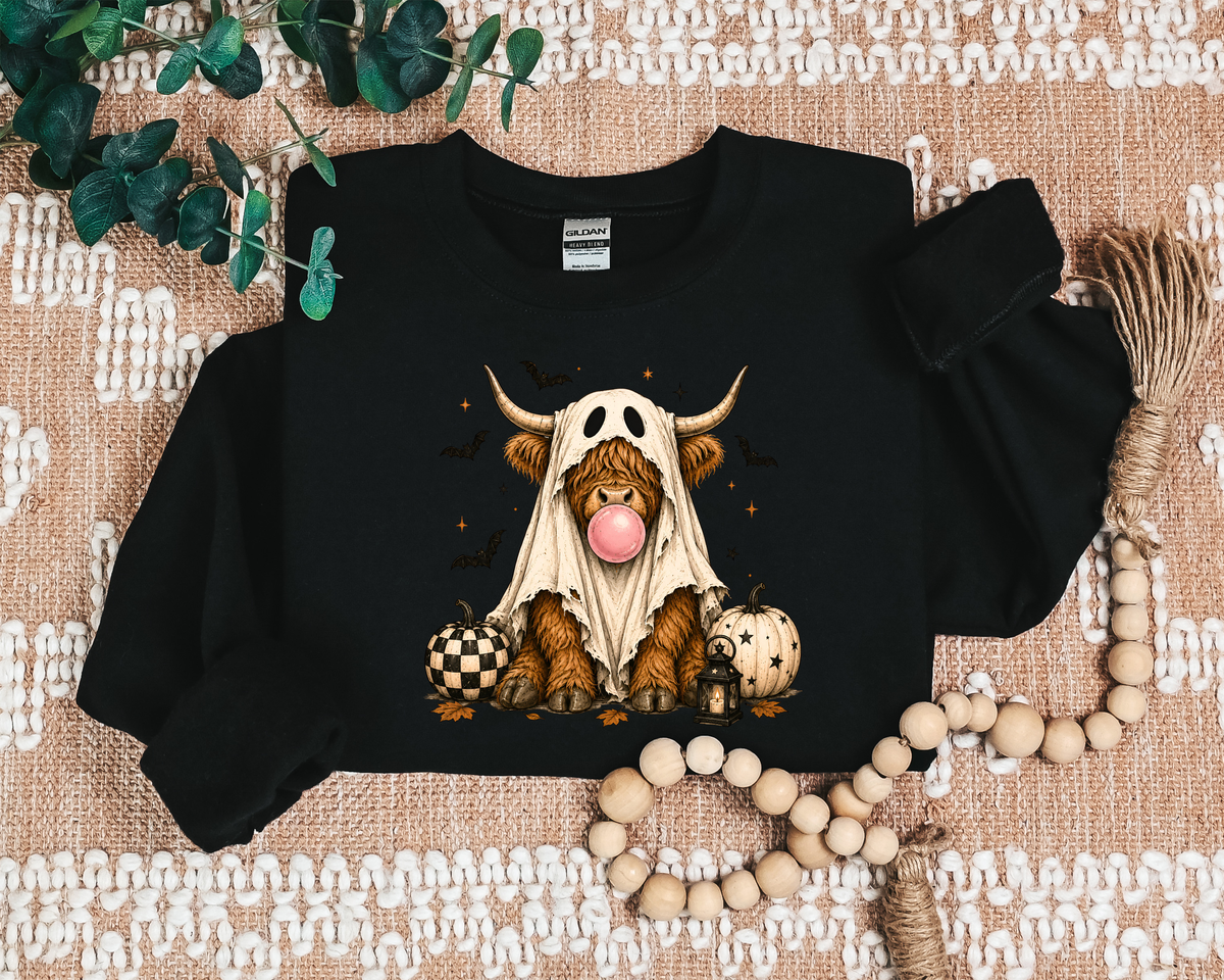HALLOWEEN HIGHLAND COW CREW