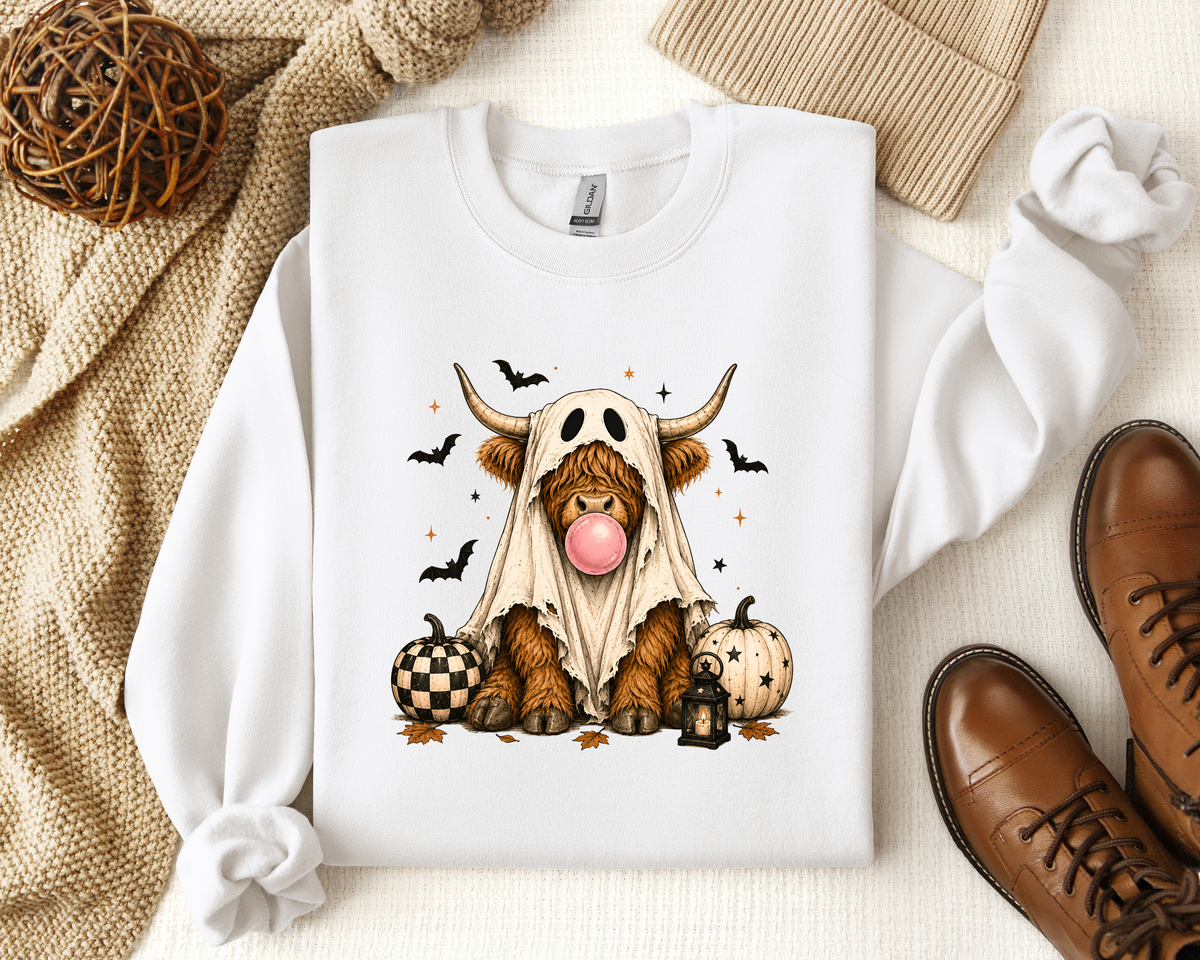 HALLOWEEN HIGHLAND COW CREW