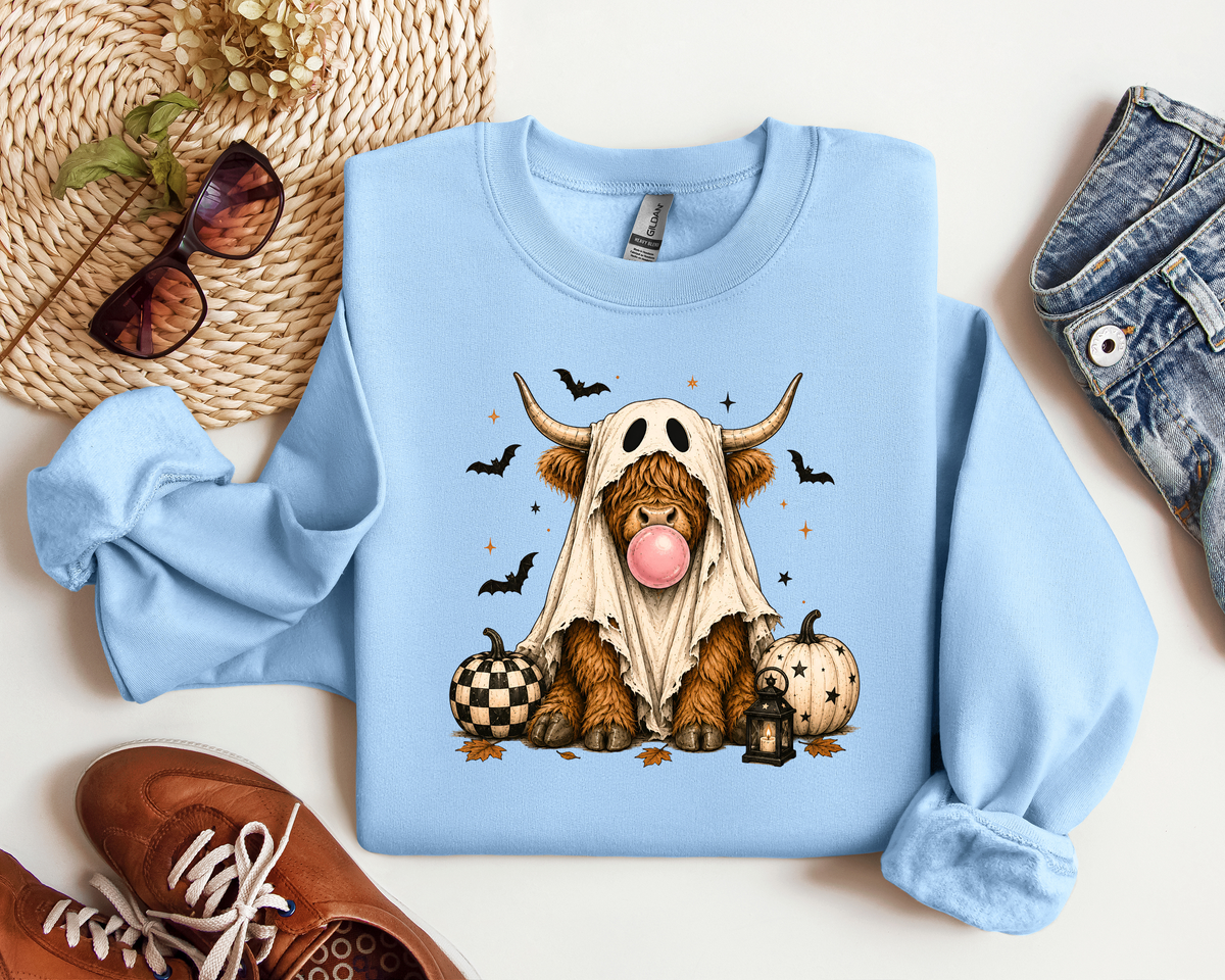 HALLOWEEN HIGHLAND COW CREW
