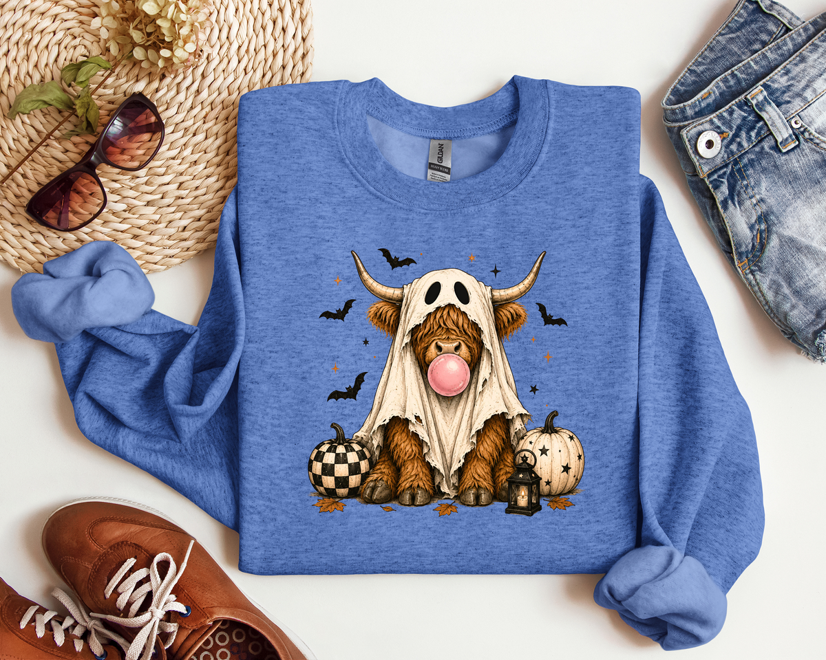 HALLOWEEN HIGHLAND COW CREW