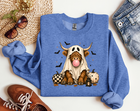 HALLOWEEN HIGHLAND COW CREW