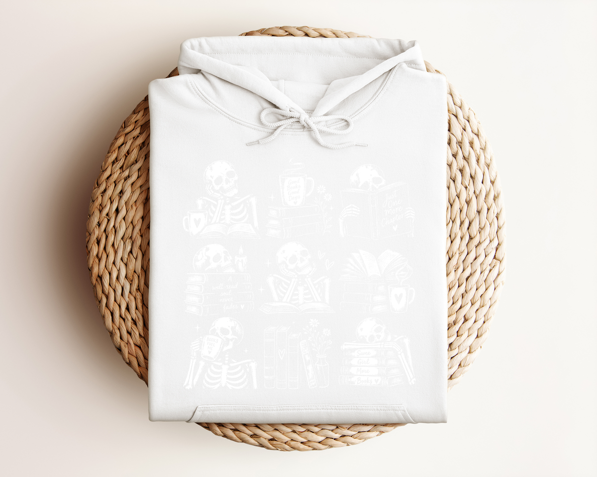 BOOKISH SKELETON HOODIE