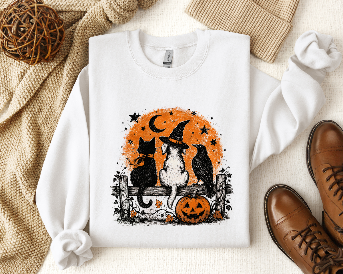 HALLOWEEN CAT DOG CREW