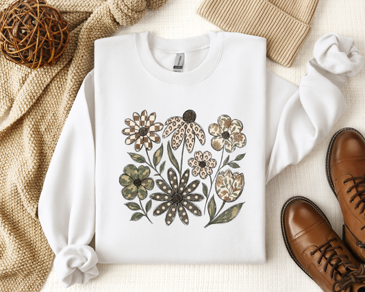 DISTRESSED BOHO FLOWER CREW
