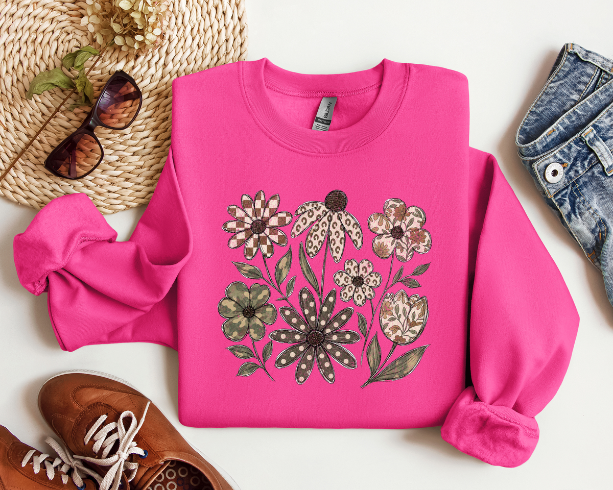 DISTRESSED BOHO FLOWER CREW