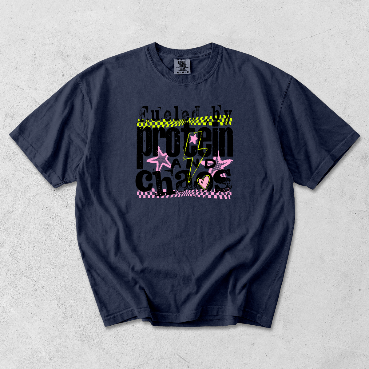*NEW* FUELED BY PROTEIN AND CHAOS CC SHIRT