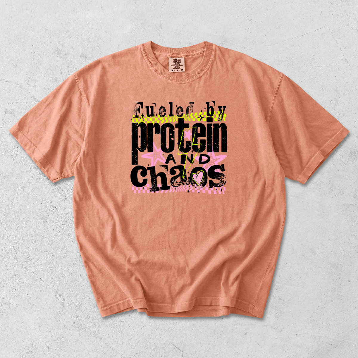 *NEW* FUELED BY PROTEIN AND CHAOS CC SHIRT