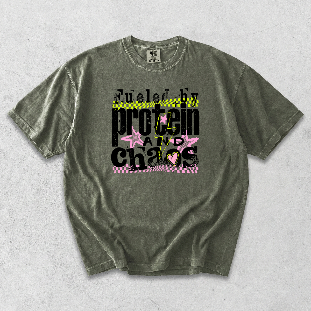 *NEW* FUELED BY PROTEIN AND CHAOS CC SHIRT