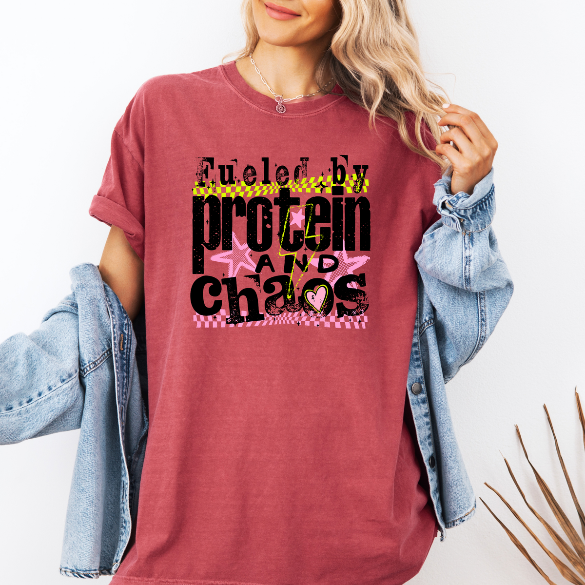 *NEW* FUELED BY PROTEIN AND CHAOS CC SHIRT