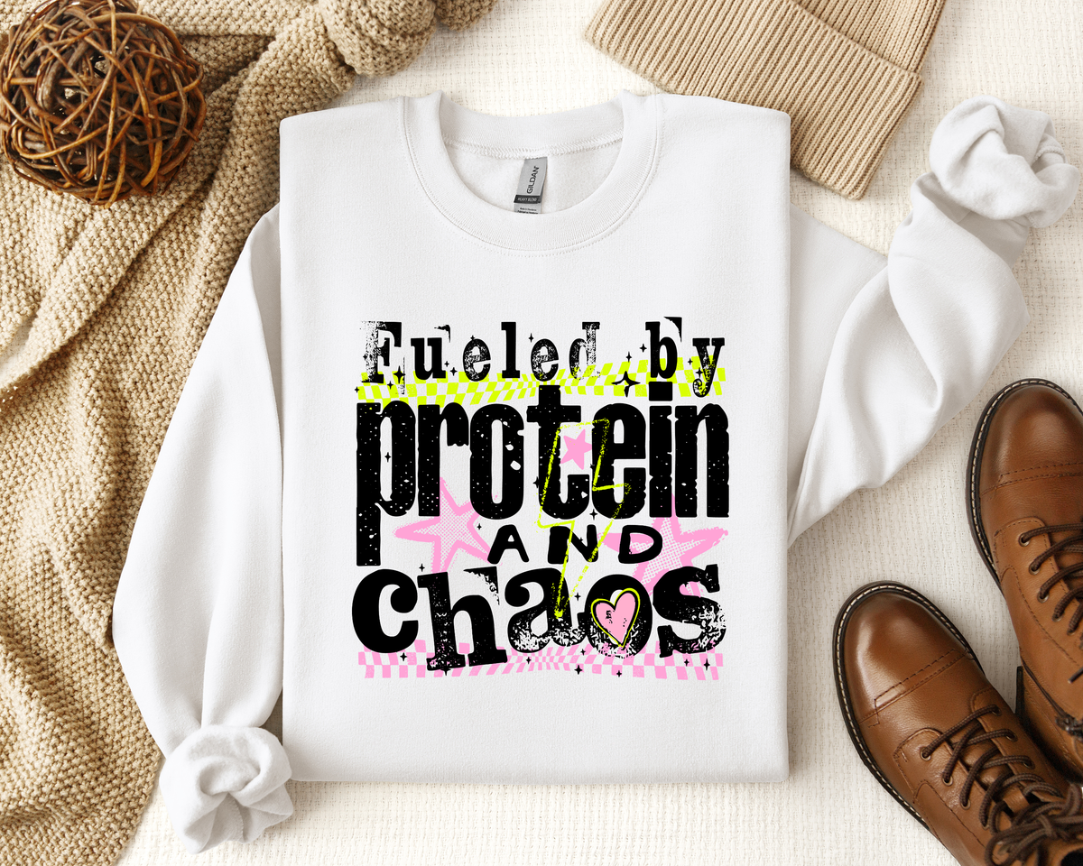 FUELED BY PROTEIN AND CHAOS CREW