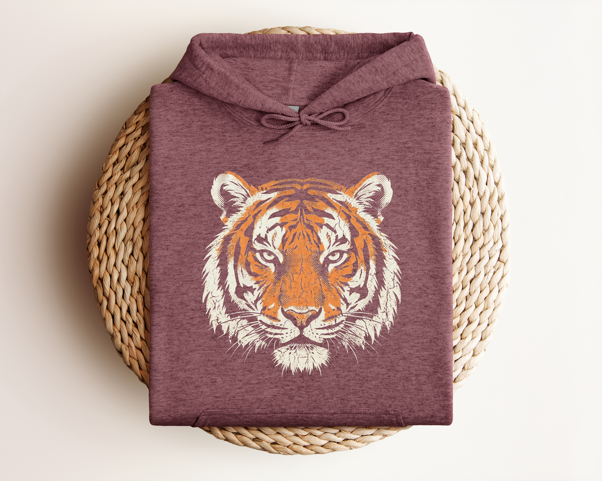 DISTRESSED TIGER HOODIE