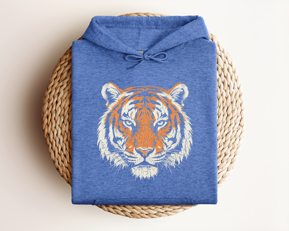 DISTRESSED TIGER HOODIE