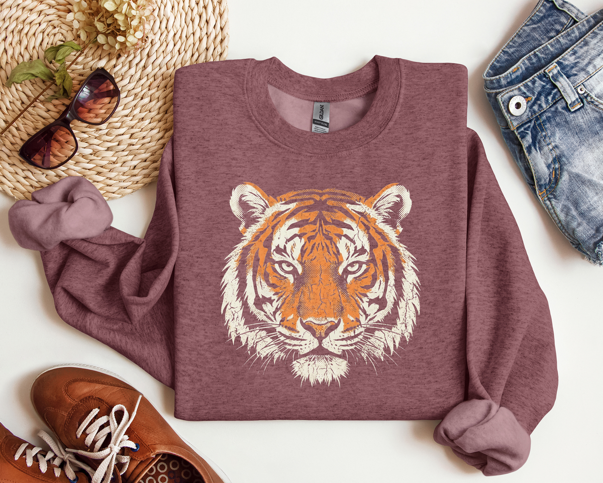 DISTRESSED TIGER CREW