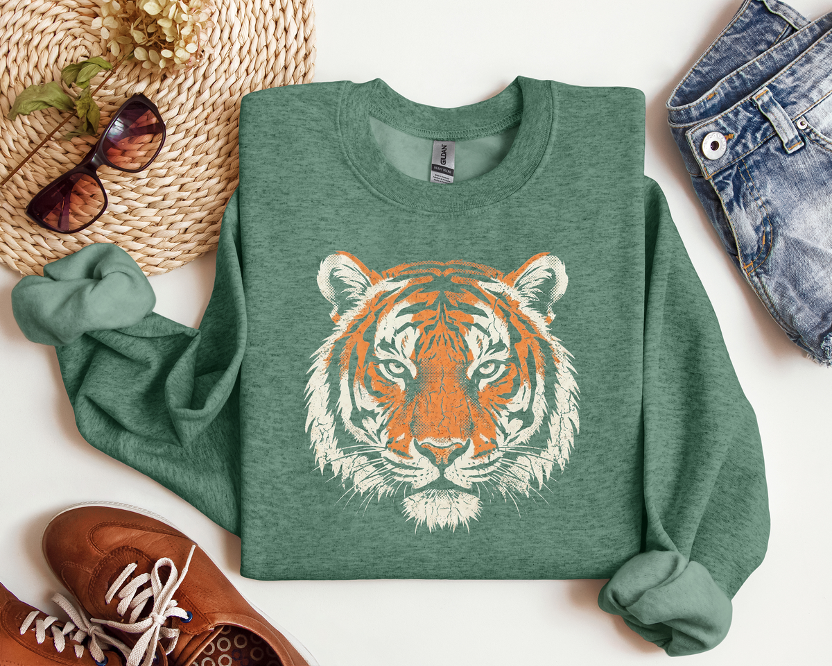 DISTRESSED TIGER CREW