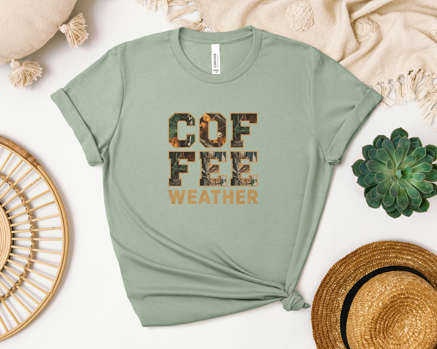 *NEW* COFFEE WEATHER CAMO SHIRT