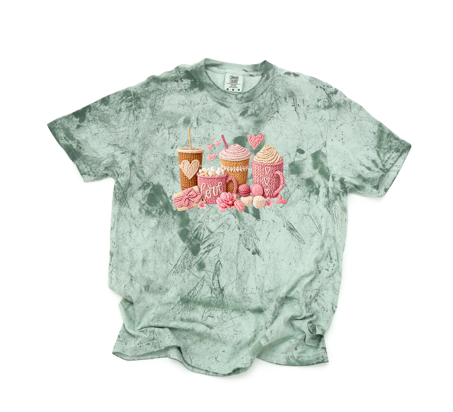 *NEW* YARN VALENTINE COFFEE CUPS CC SHIRT