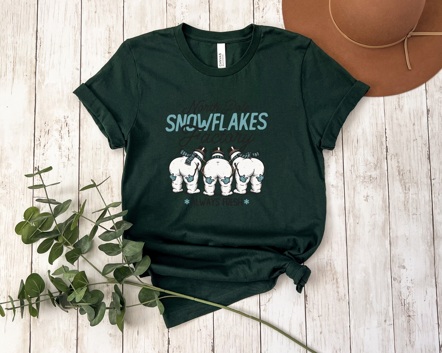 *NEW* NORTH POLE SNOWFLAKES FACTORY SHIRT