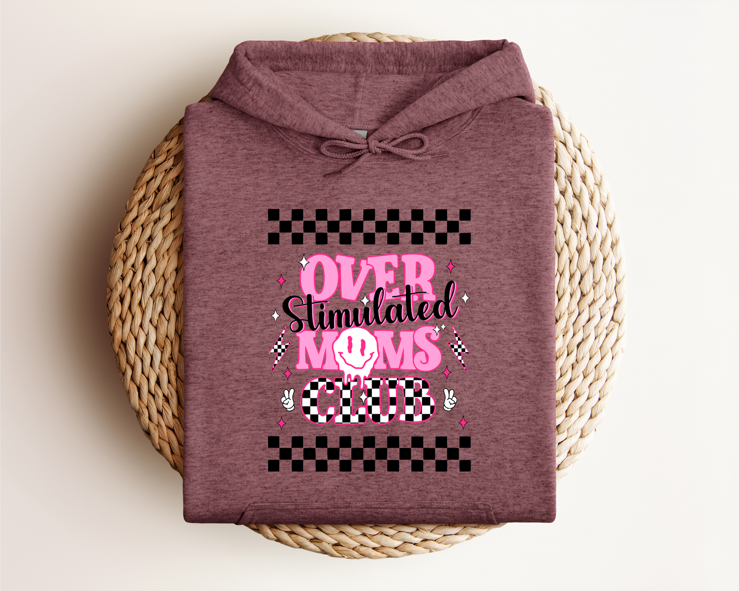 *NEW* OVERSTIMULATED MOMS CLUB HOODIE