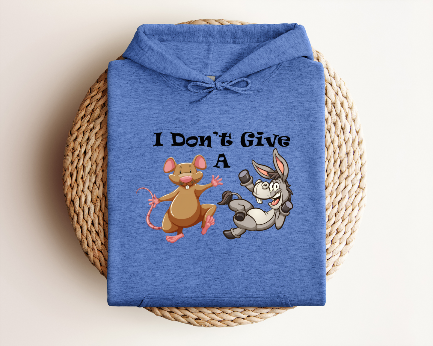 I DON'T GIVE A RAT DONKEY HOODIE