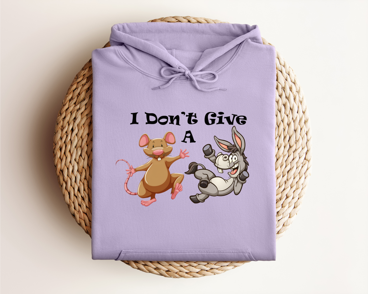 I DON'T GIVE A RAT DONKEY HOODIE