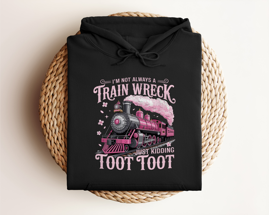 TRAIN WRECK TOOT TOOT HOODIE