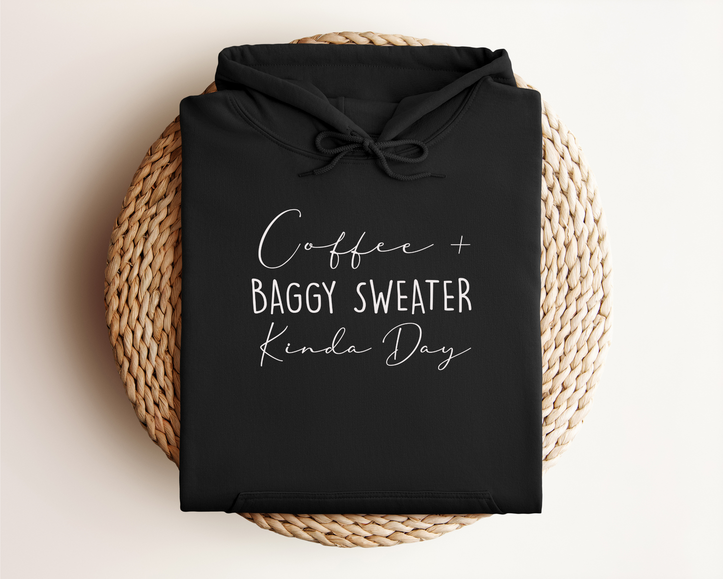 *NEW* COFFEE AND BAGGY SWEATER HOODIE