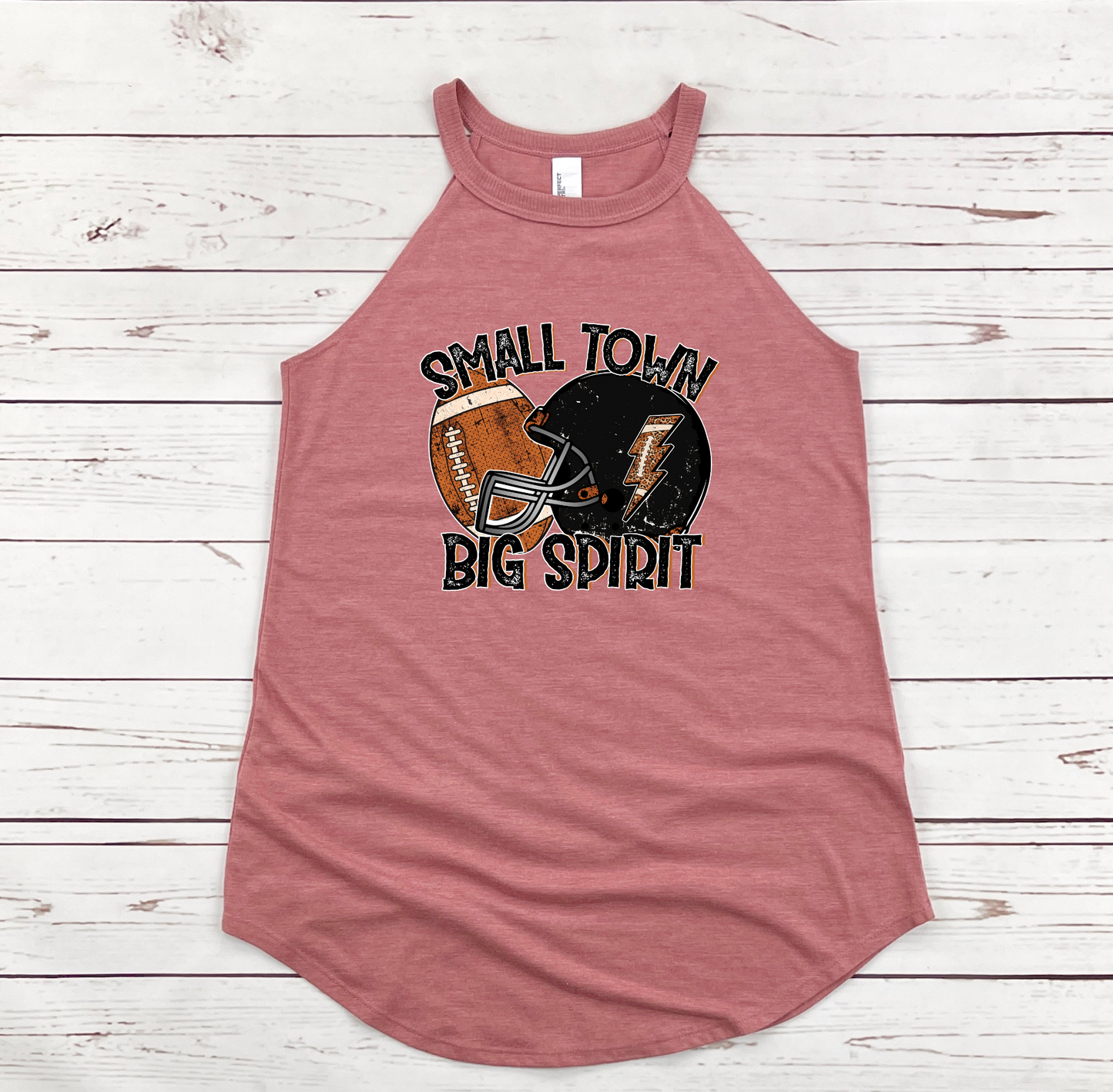 SMALL TOWN BIG SPIRIT FOOTBALL TANK