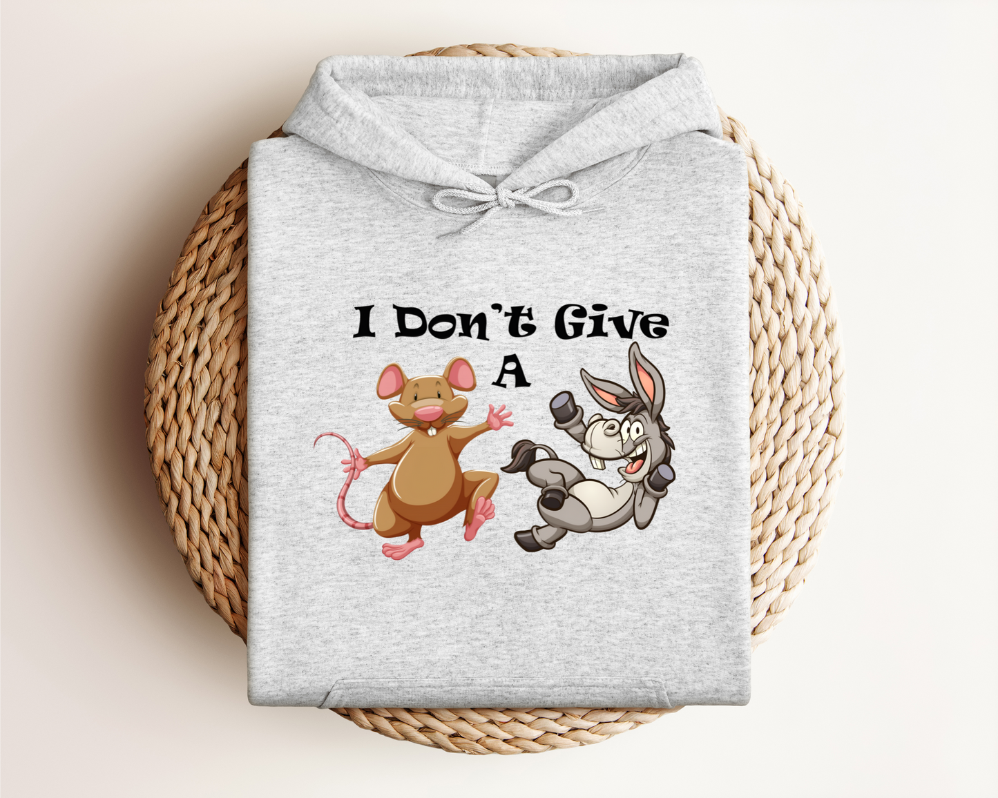 I DON'T GIVE A RAT DONKEY HOODIE