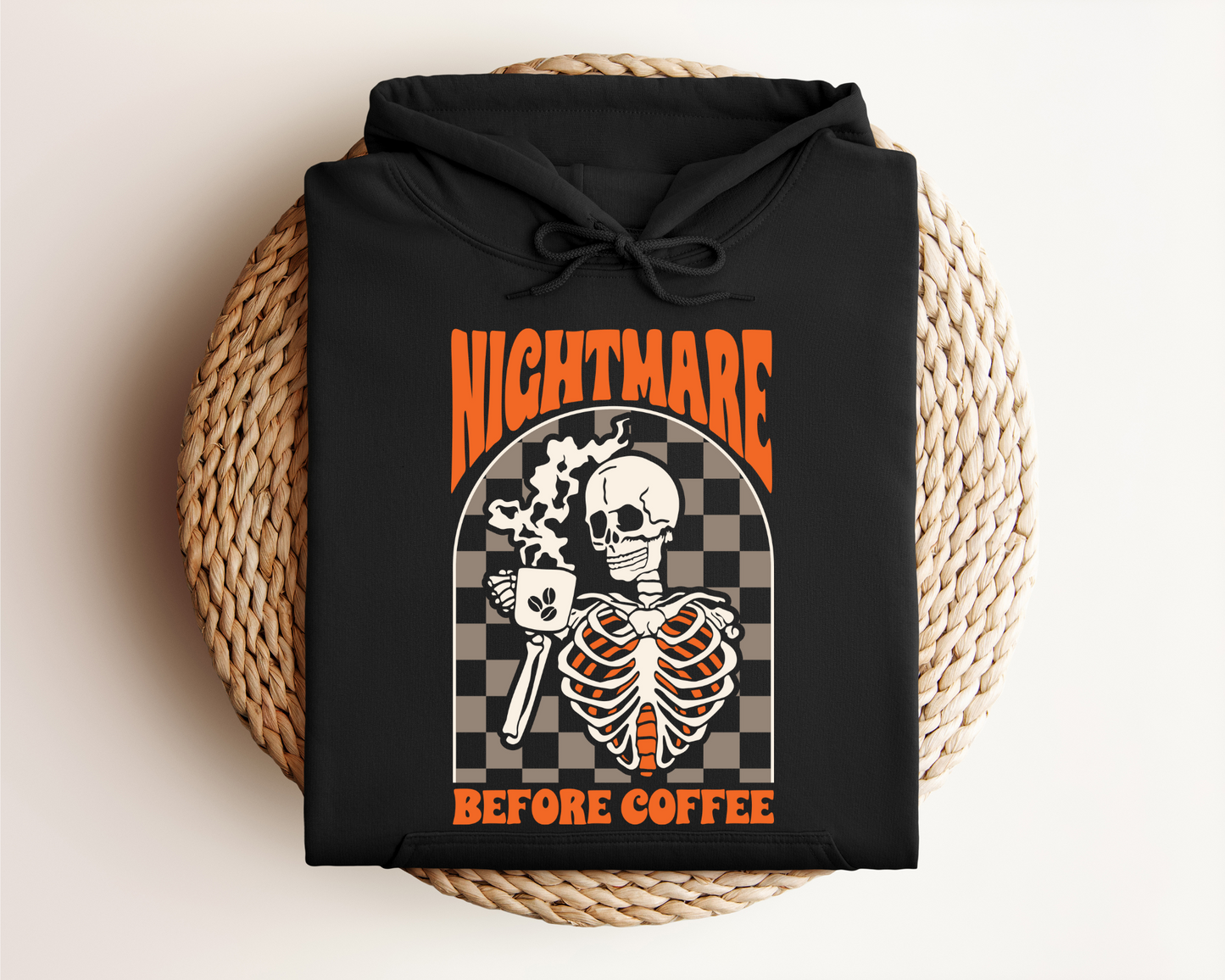 NIGHTMARE BEFORE COFFEE HOODIE