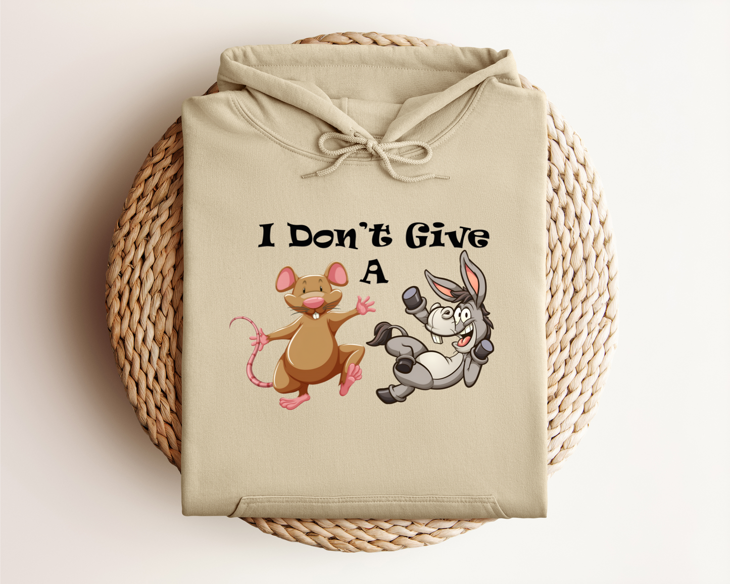 I DON'T GIVE A RAT DONKEY HOODIE