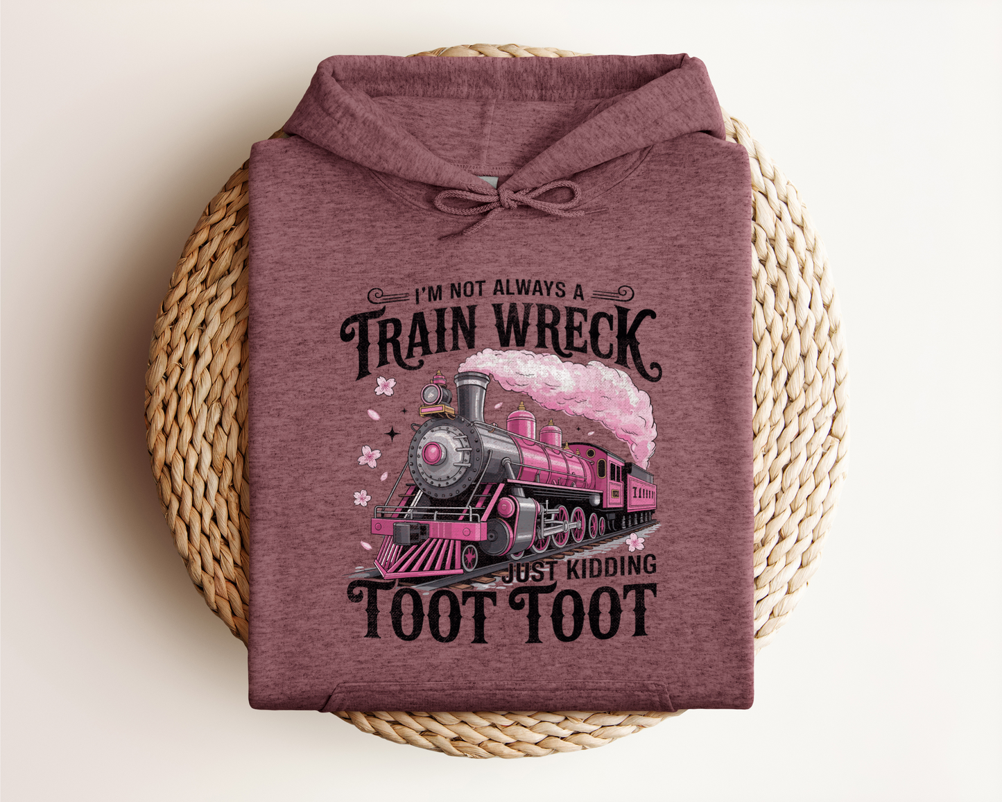 TRAIN WRECK TOOT TOOT HOODIE