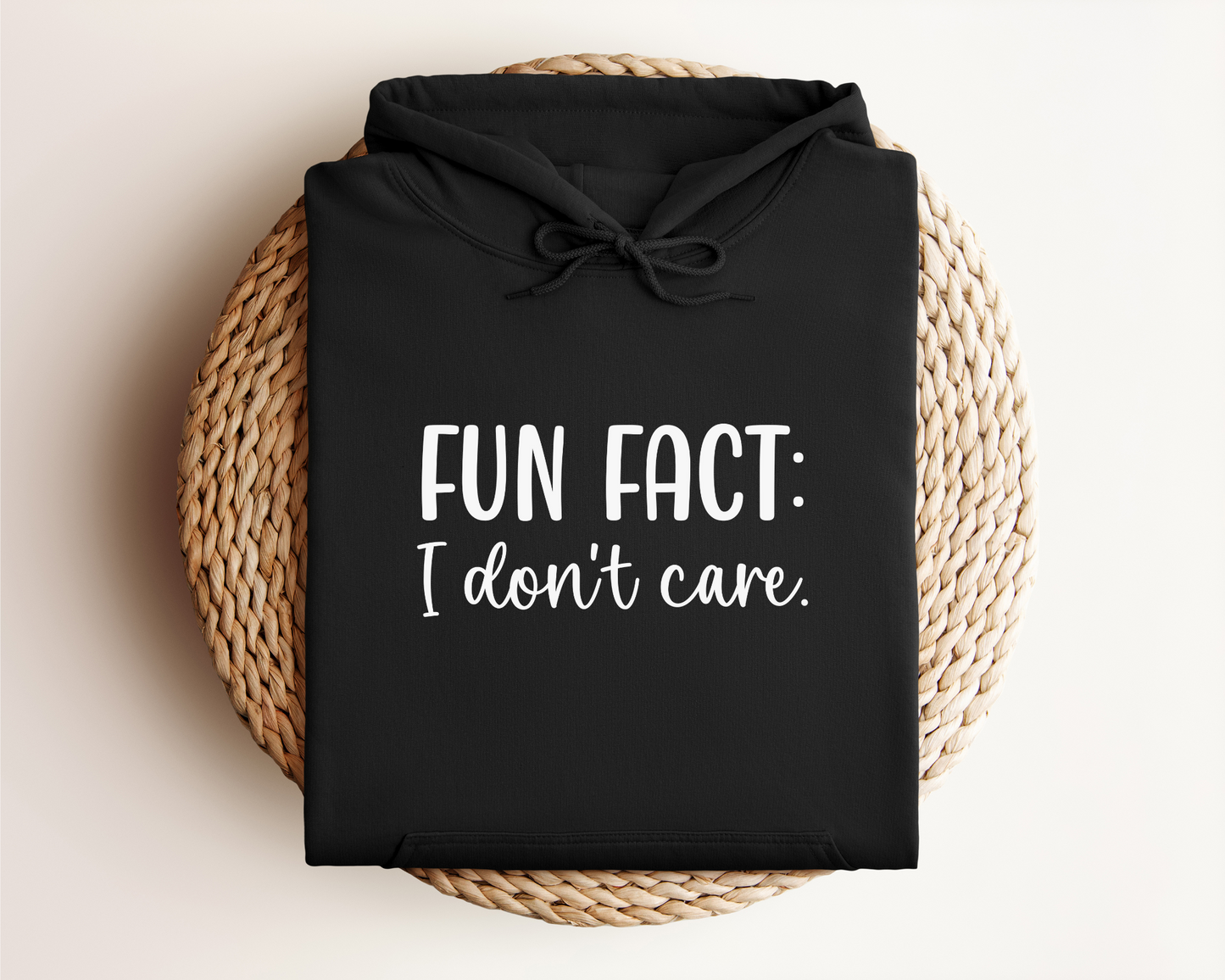 FUN FACT: I DON'T CARE HOODIE