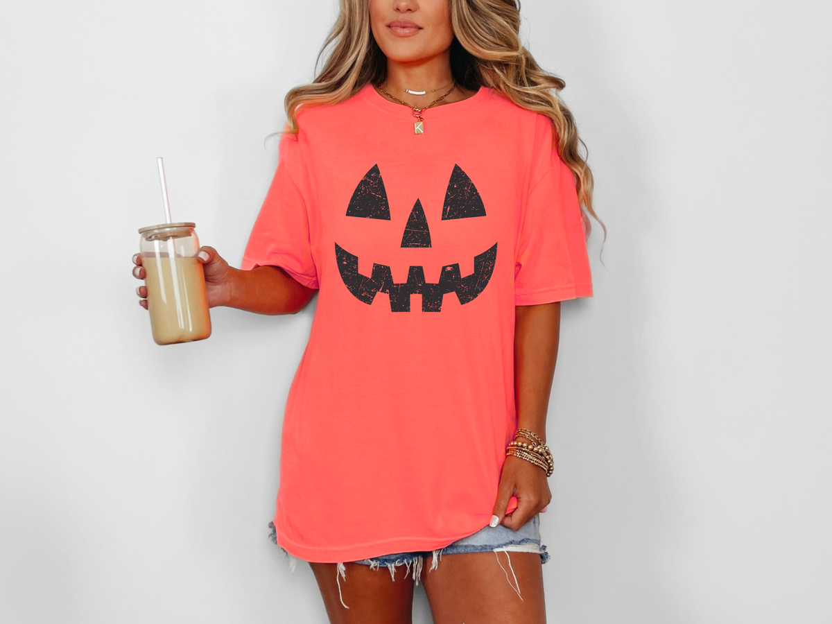 *NEW* RETRO SPOOKY PUMPKIN FACE CC SHIRT