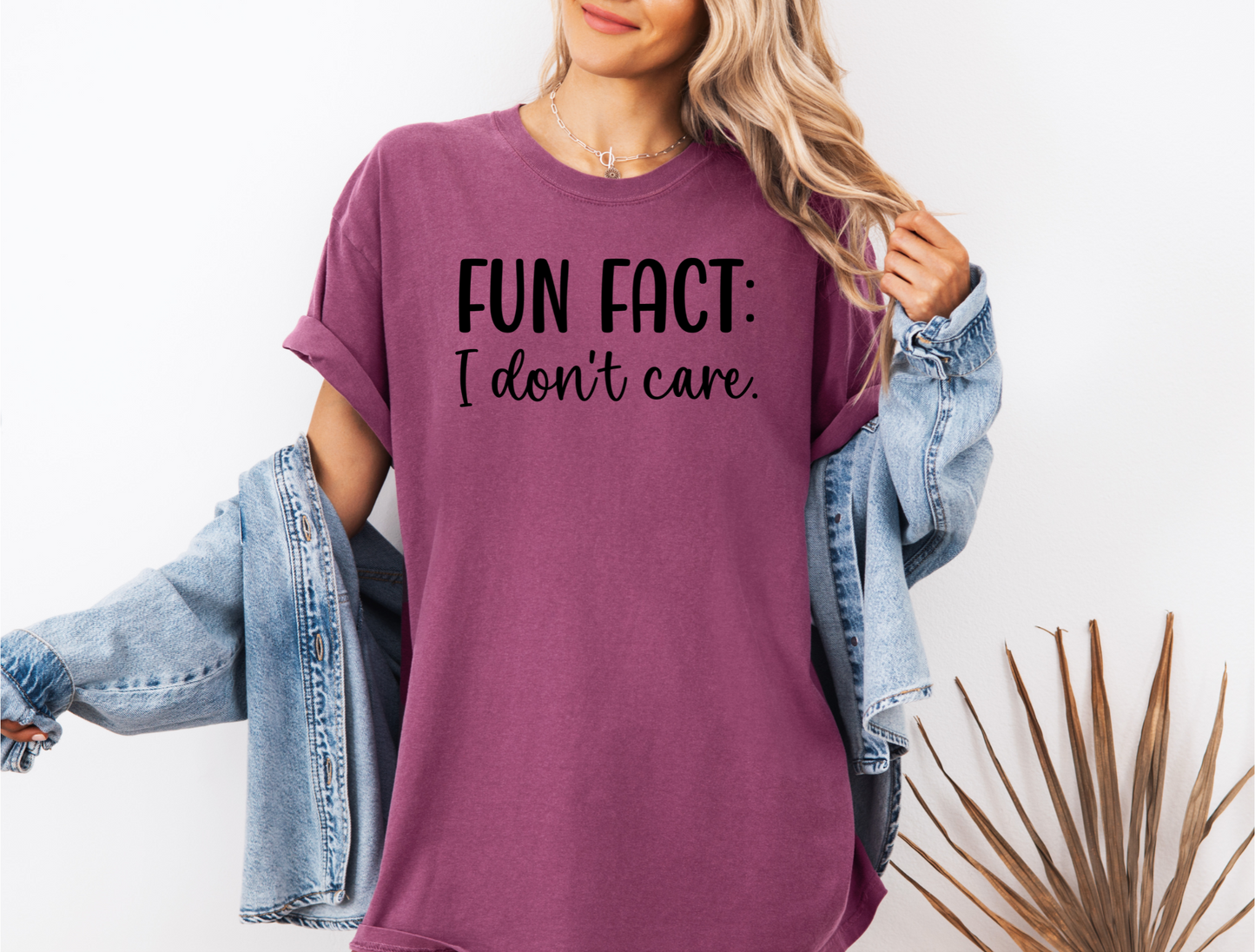 FUN FACT: I DON'T CARE CC SHIRT