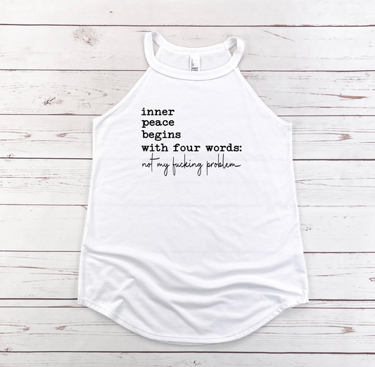 INNER PEACE BEGINS TANK