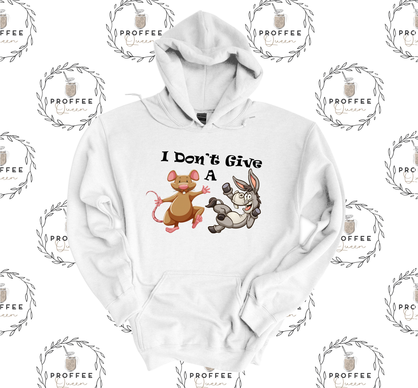 I DON'T GIVE A RAT DONKEY HOODIE