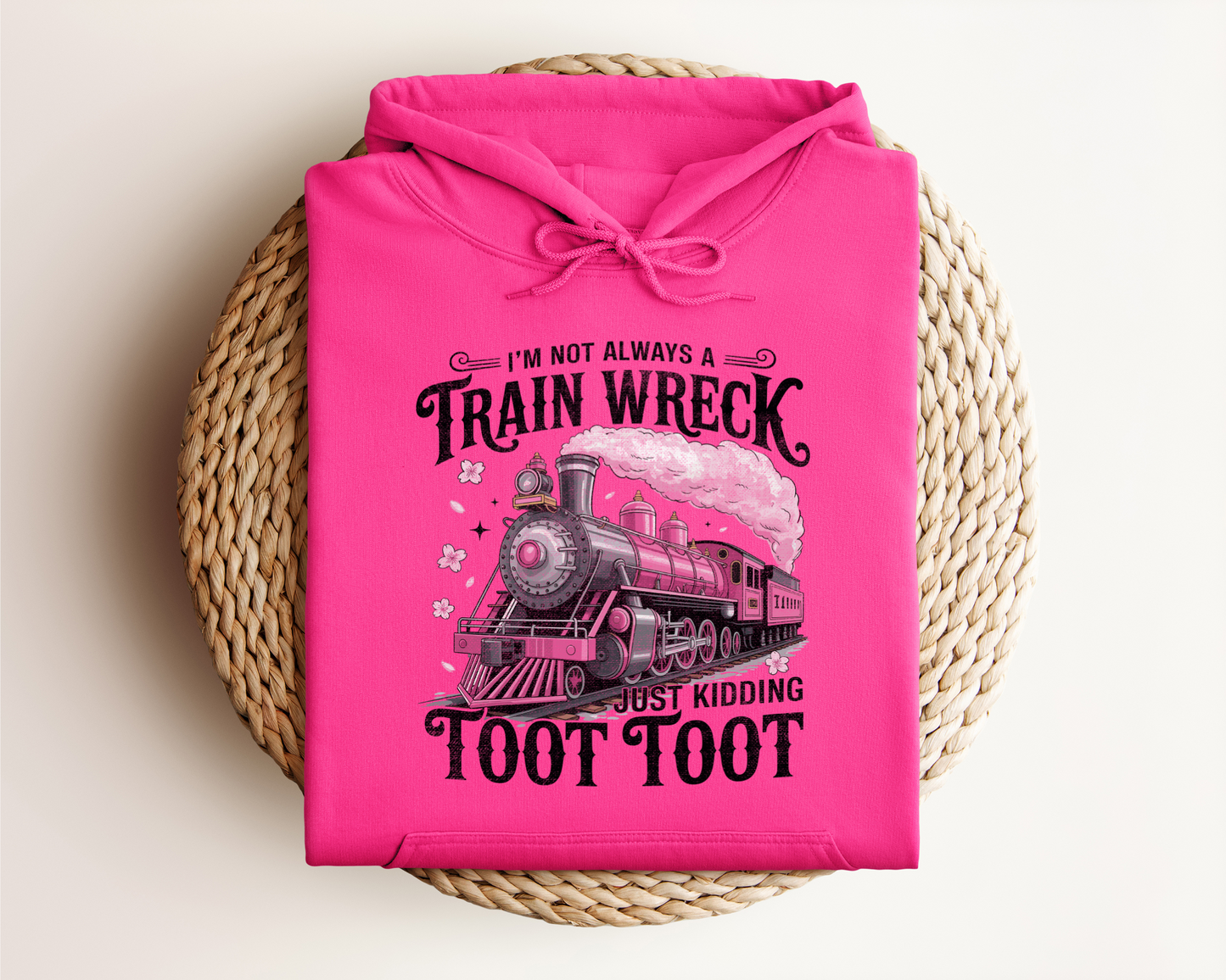TRAIN WRECK TOOT TOOT HOODIE