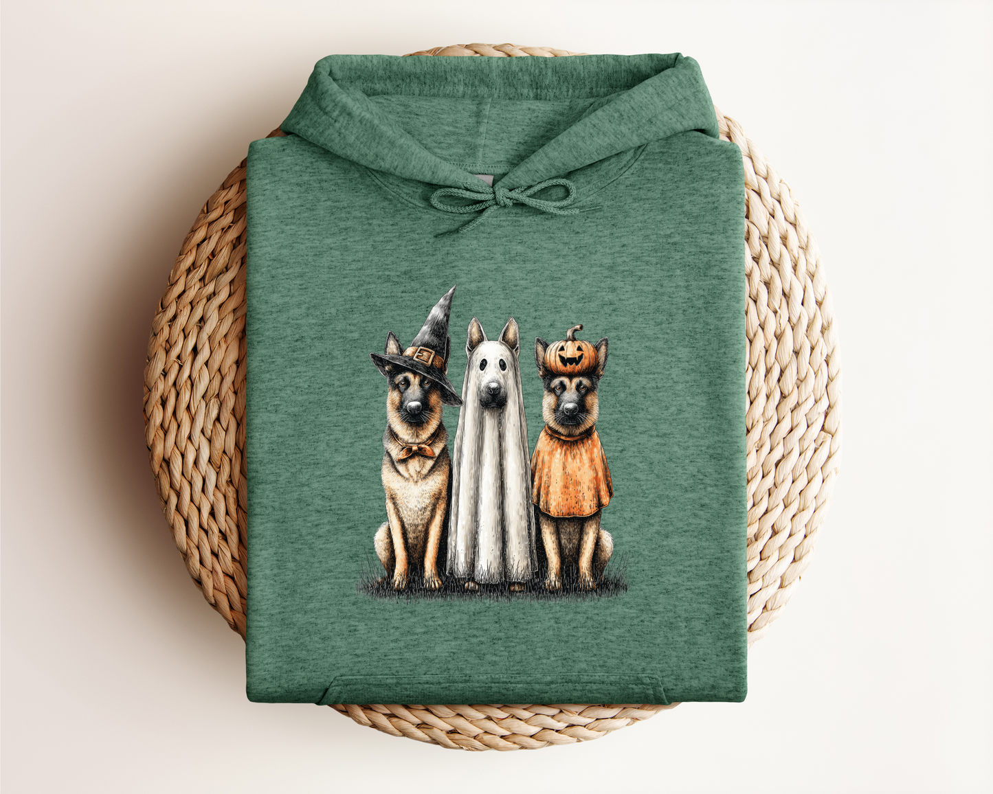 SPOOKY GERMAN SHEPHERD HOODIE