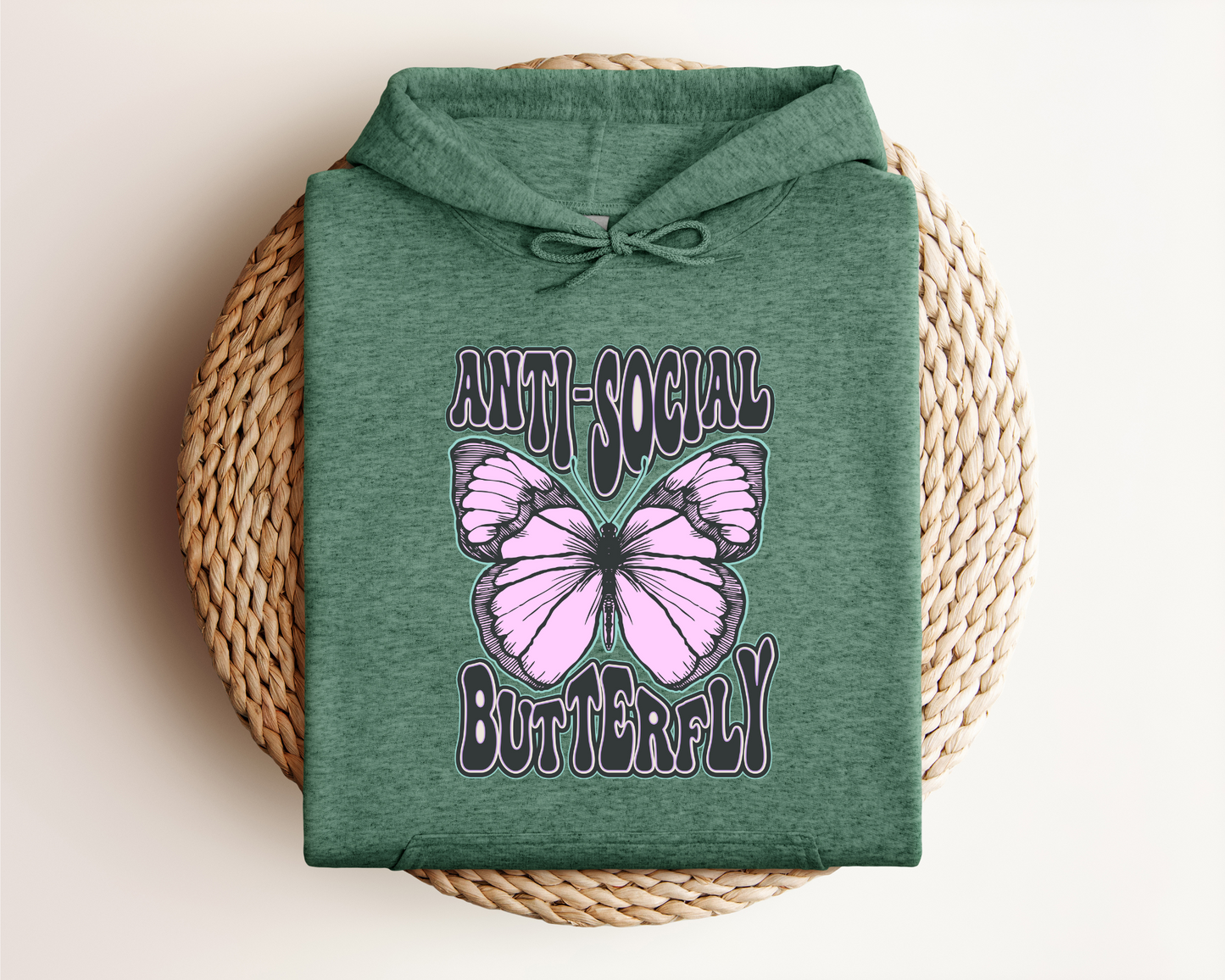 ANTI-SOCIAL BUTTERFLY HOODIE