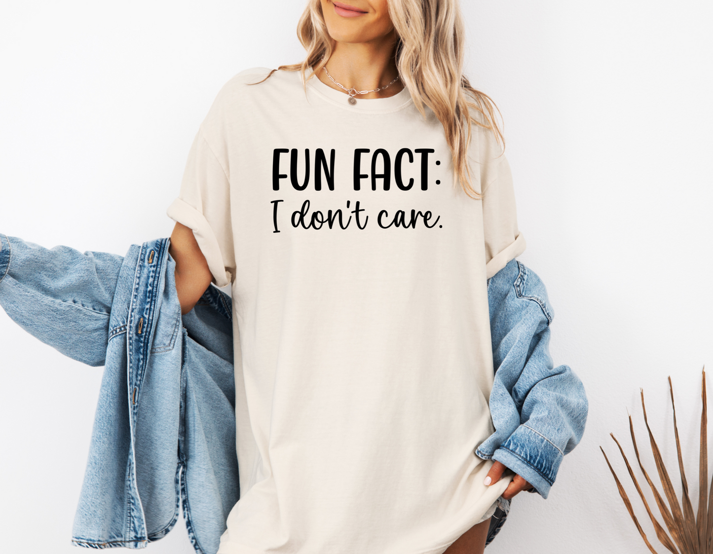 FUN FACT: I DON'T CARE CC SHIRT