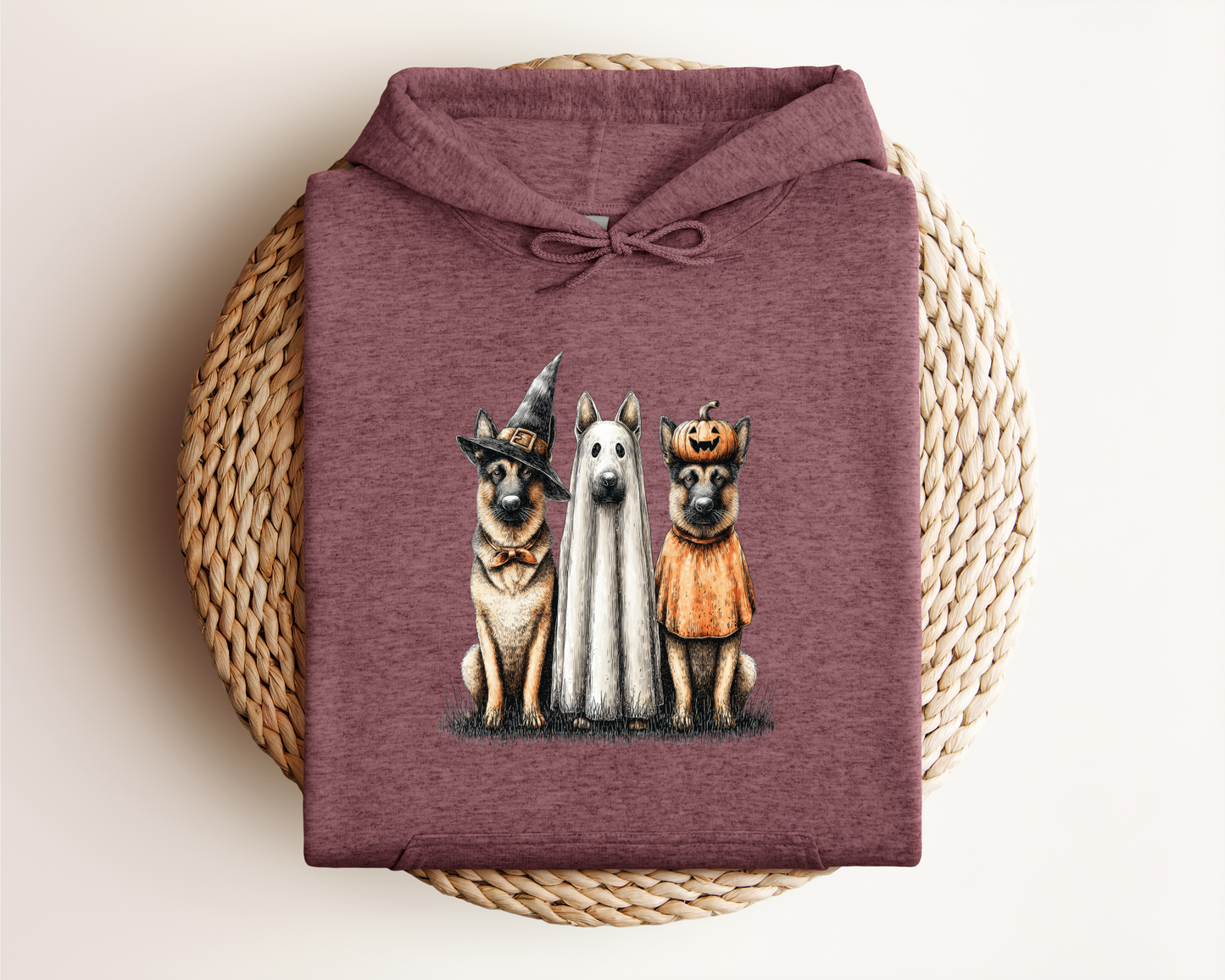 SPOOKY GERMAN SHEPHERD HOODIE
