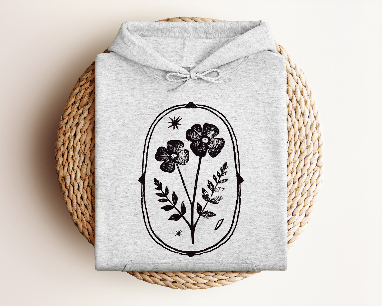 VINTAGE FLOWER HOODIE